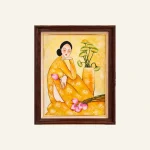 Nét Vàng Bên Sen – Tranh Nghệ Thuật 75x105cm