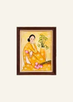 Nét Vàng Bên Sen – Tranh Nghệ Thuật 75x105cm