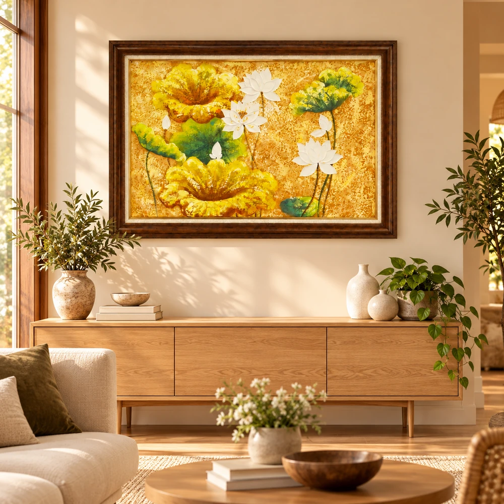 Phối cảnh phòng khách hiện đại