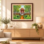 Phối cảnh phòng khách hiện đại