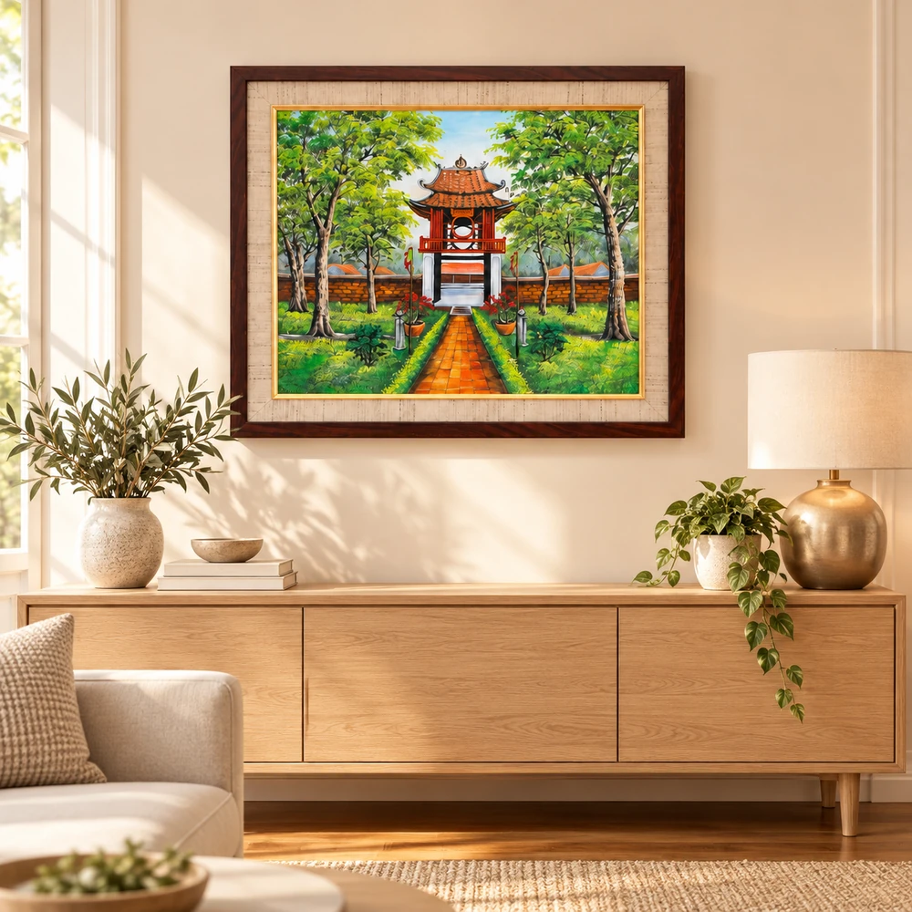 Phối cảnh phòng khách hiện đại